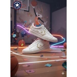 Converse x Space Jam Leather Lola Unisex Shoes M 7.5 W 9